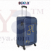 OkaeYa Safari Fabric 71 cms Navy Blue Soft Sided Carry-On (TETRA 4W 69 NAVY BLUE)